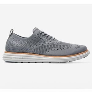 Zero grande Gray Knit Oxford Shoes by Cole Haan